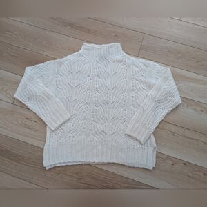 J crew cream knit holiday sweater